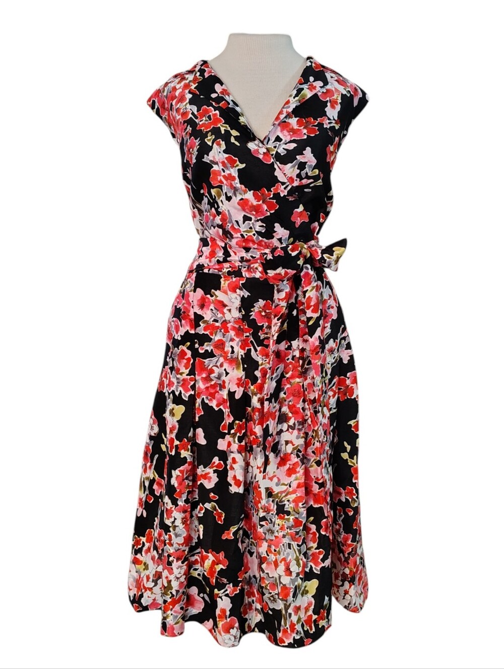 Jessica Howard Floral  Fit Flare Floral Cocktail Dress